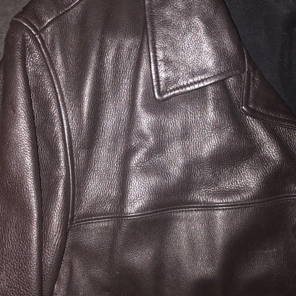 Kenneth Cole Reaction Men’s Leather Coat - Picture 5 of 5